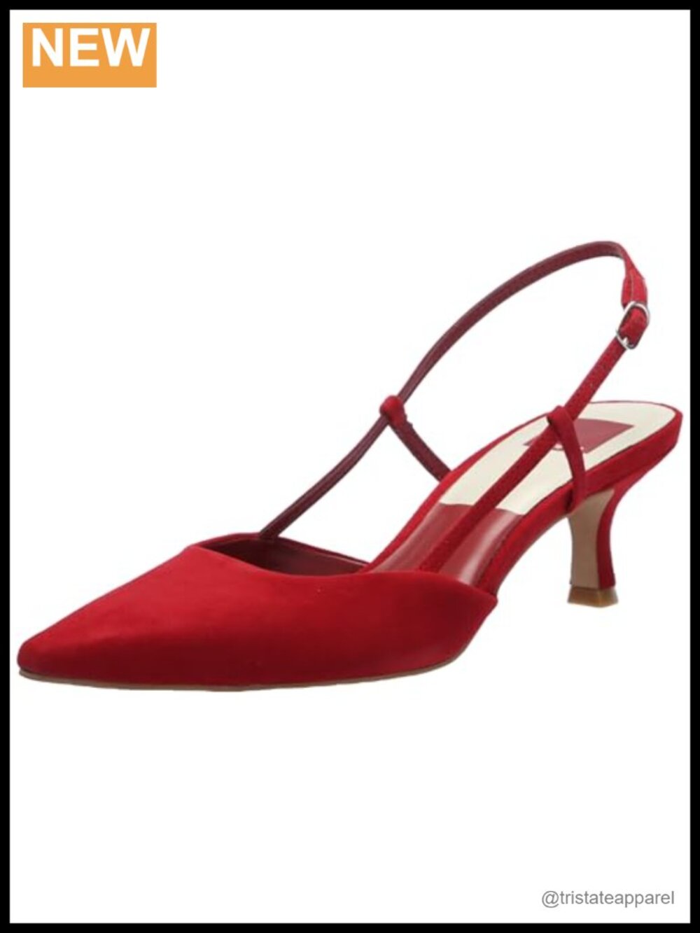 Dolce Vita Odela Suede Slingback Heeled Sandal with Stiletto Heel